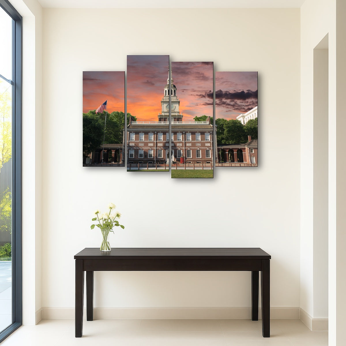 AUTO-MOCKUP ROOM | Independence Hall Sunset