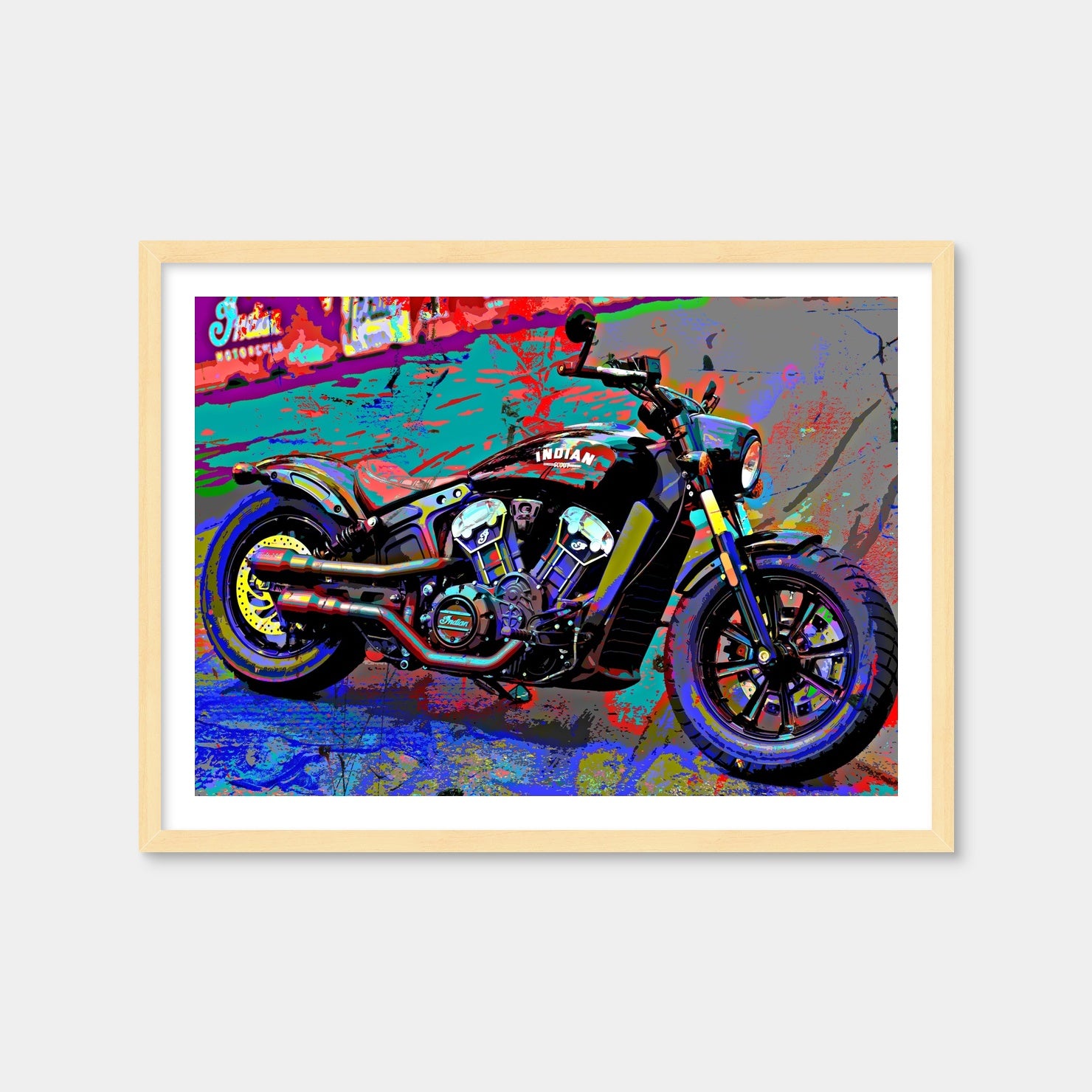 Indian Motorcycle Wall Art