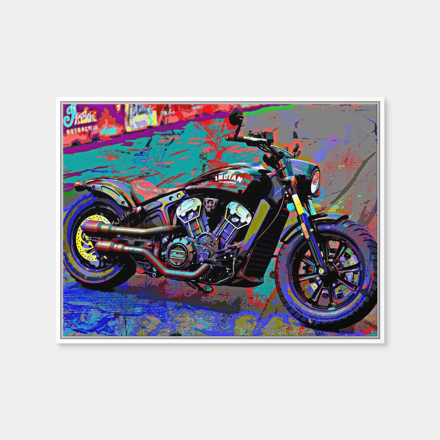 Indian Motorcycle Wall Art