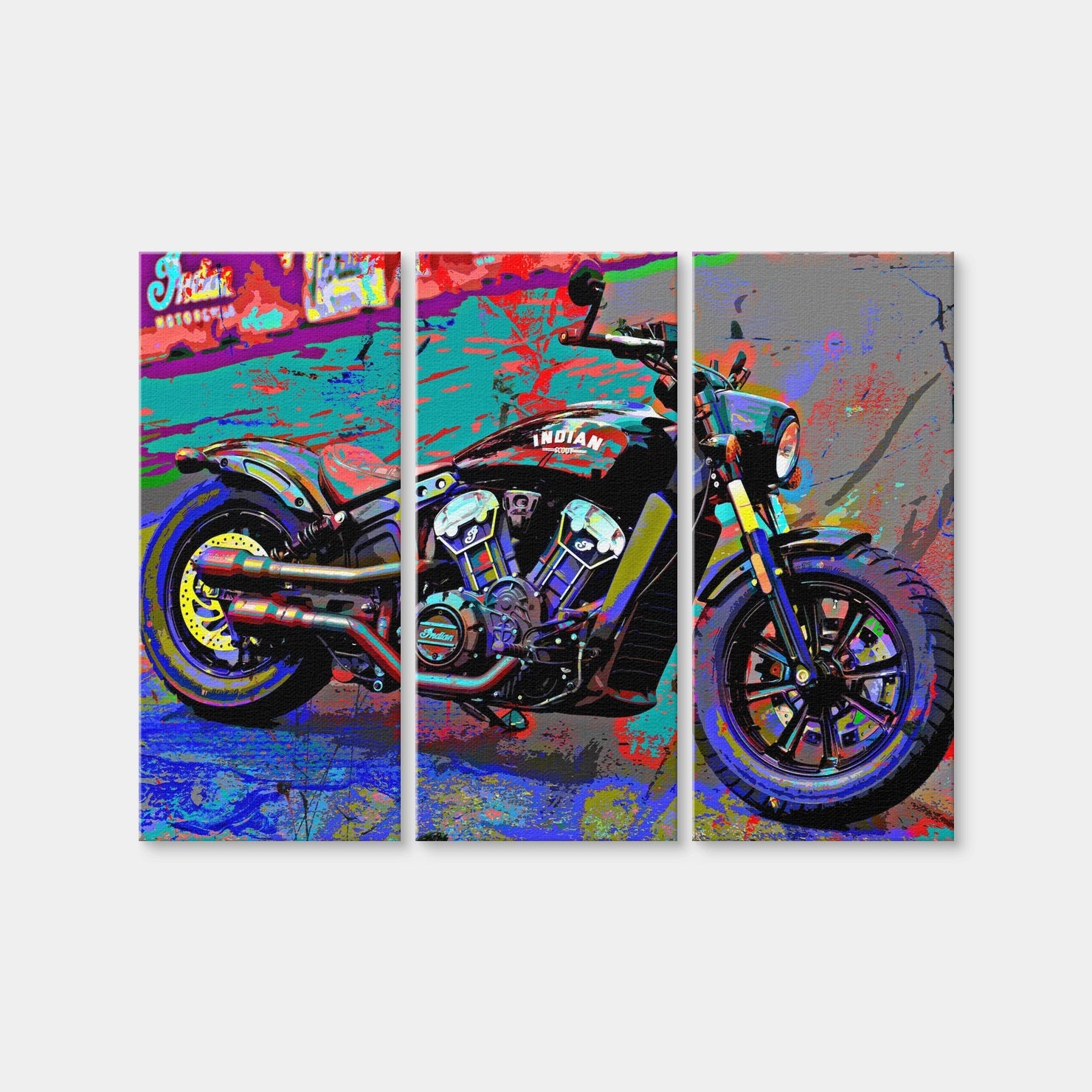 Indian Motorcycle Wall Art