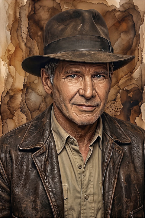 Indiana Jones Portrait Wall Art
