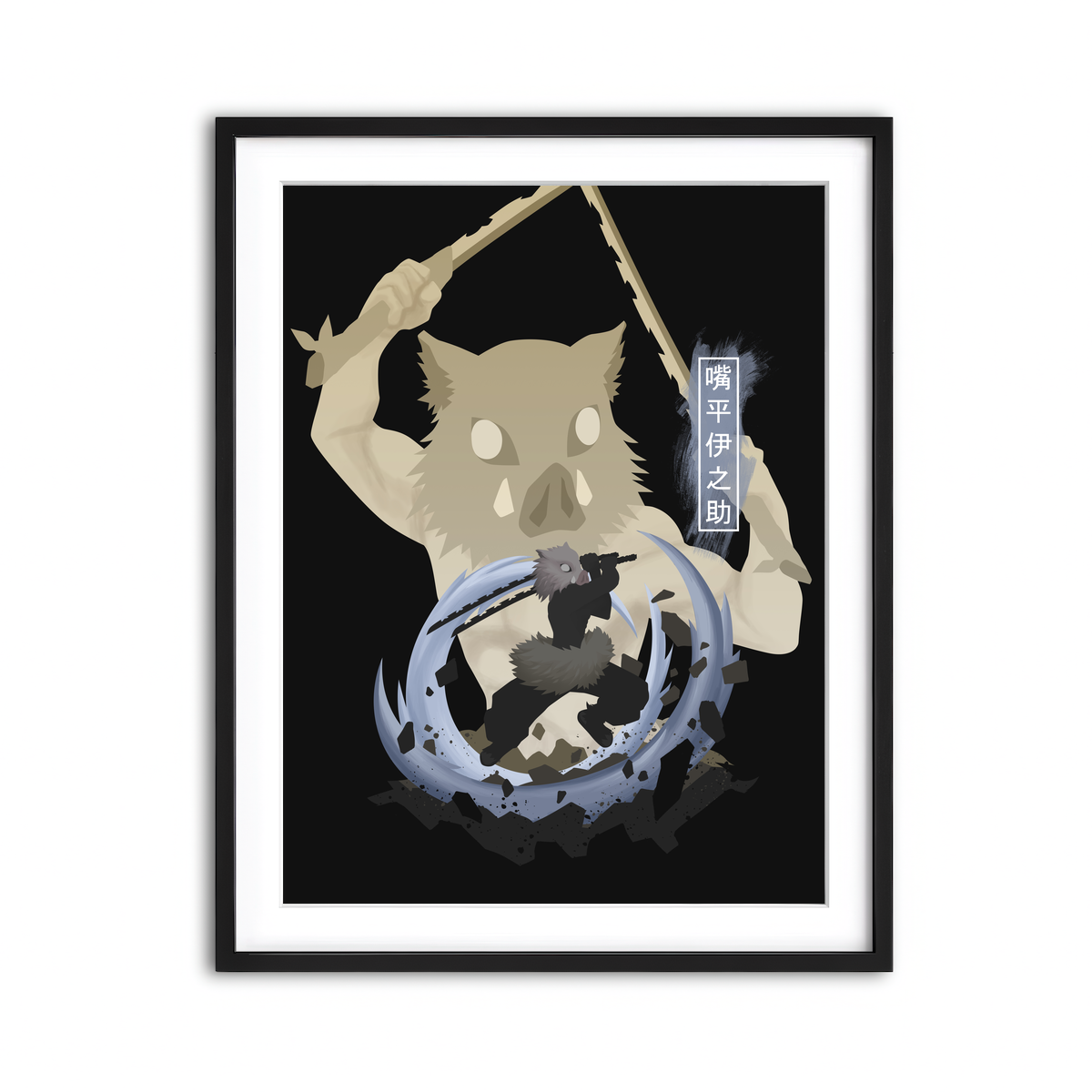 Framed Print 3x4 Black