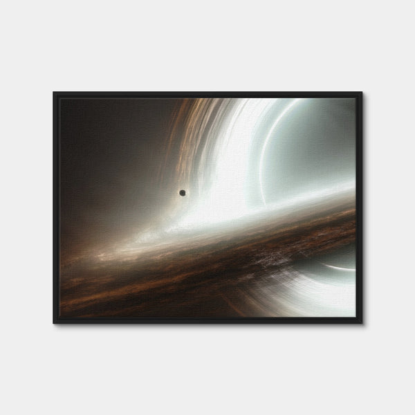Interstellar Gargantua Wall Art — Framed Canvas Format preview