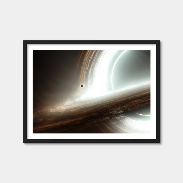Interstellar Gargantua Wall Art — Framed Print Format preview