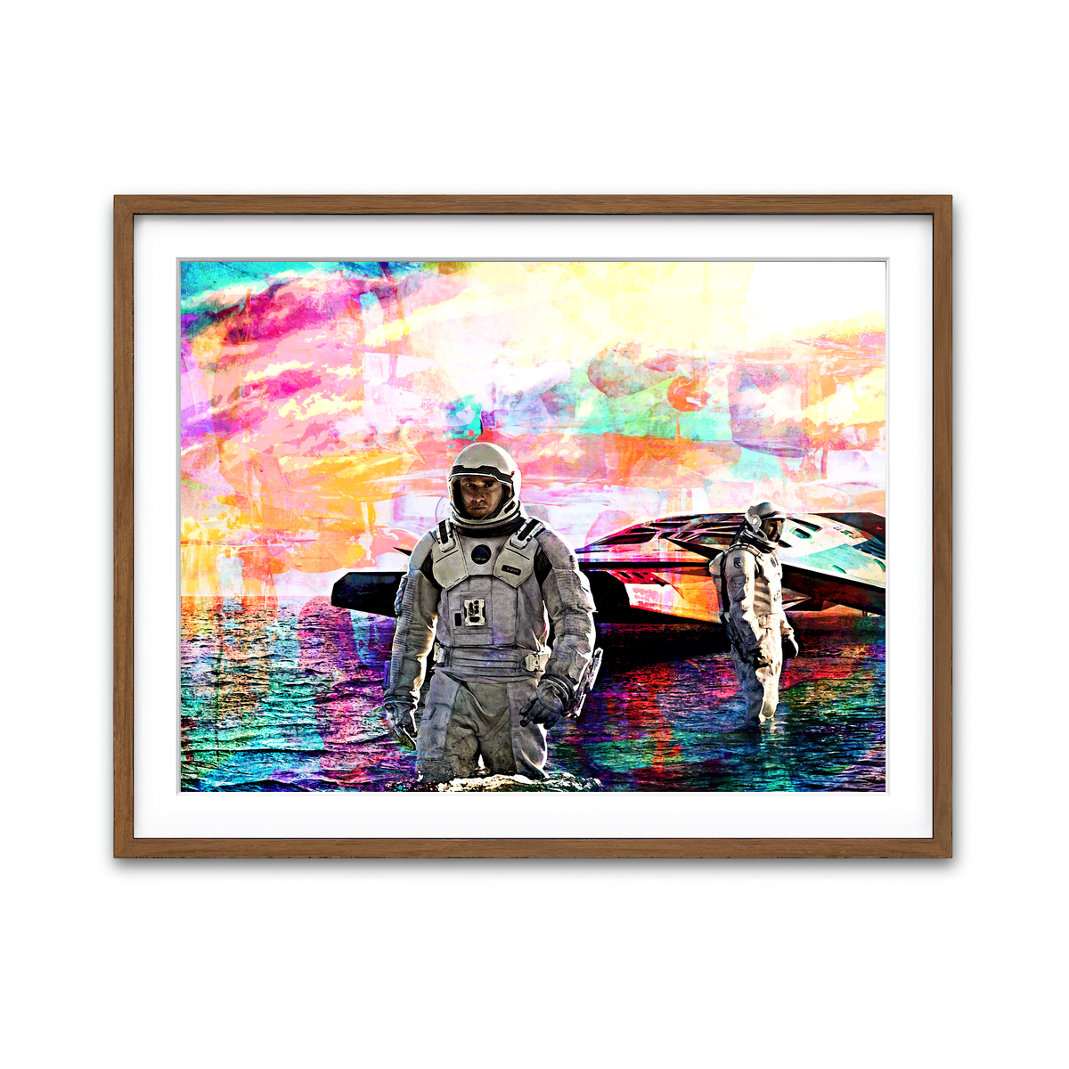 Framed Print 4x3 Walnut