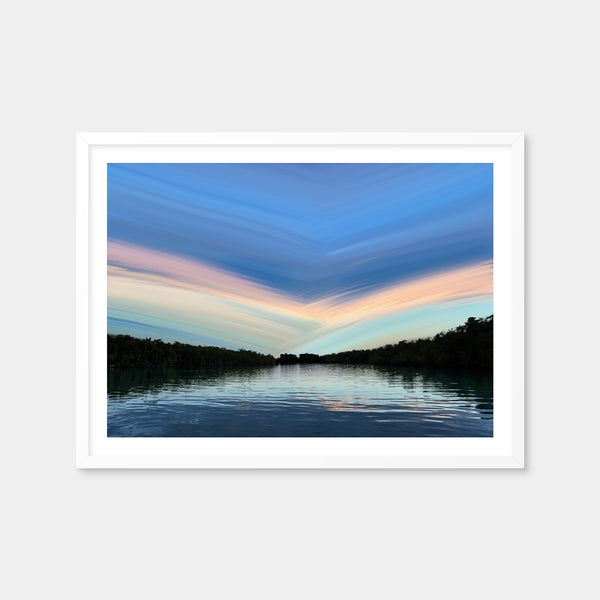 Into the Blue Wall Art — Framed Print Format preview