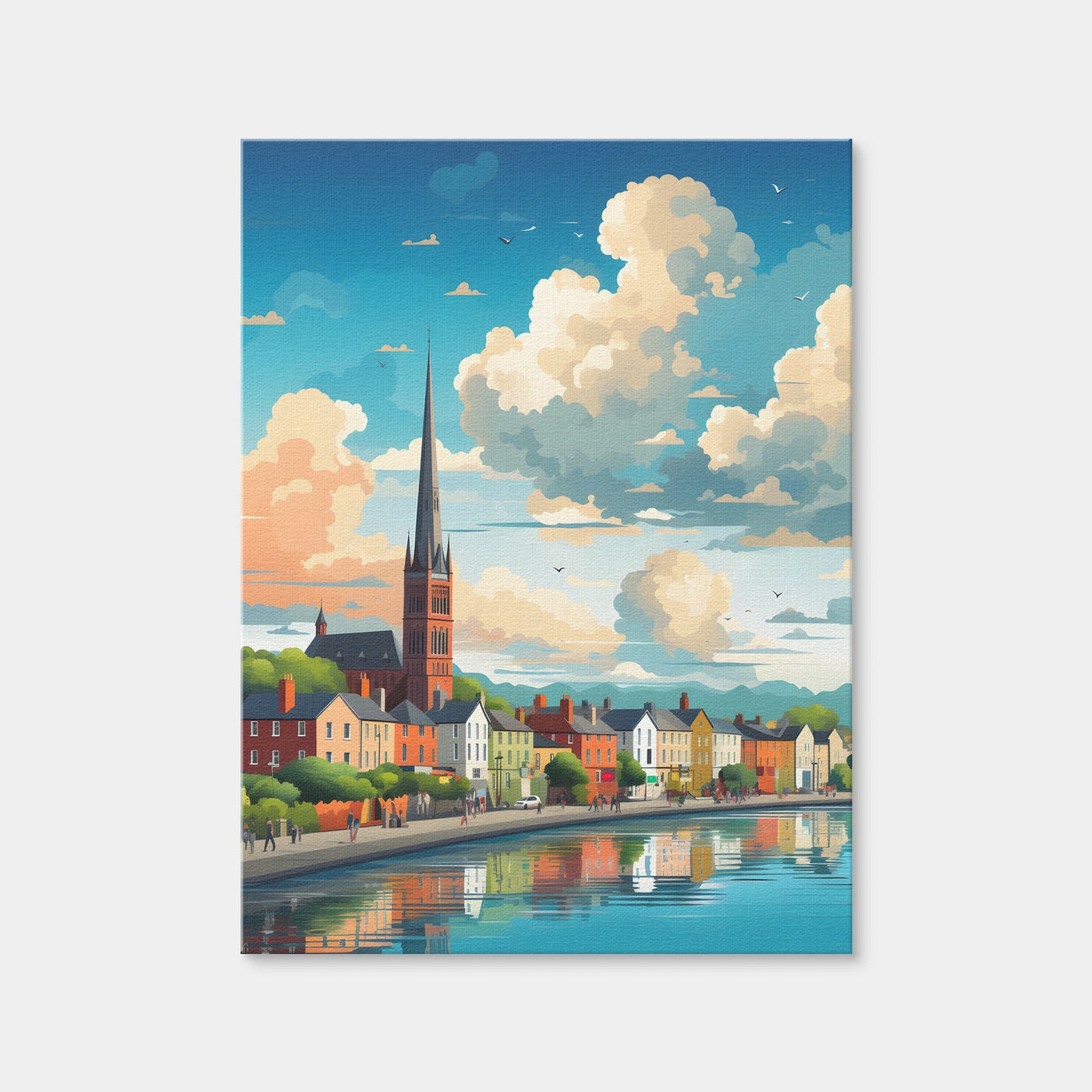 AUTO-MOCKUP WHITE | Ireland - Cork | 1 Piece | Gallery Wrap Canvas | group=3x4