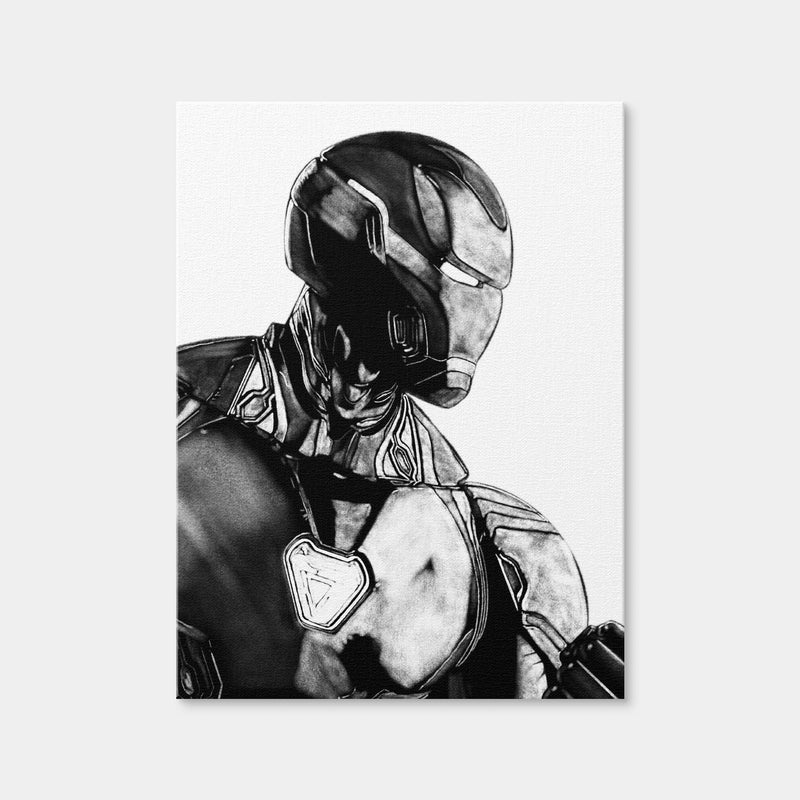 AUTO-MOCKUP WHITE | Iron Man | 1 Piece | Gallery Wrap Canvas | group=3x4
