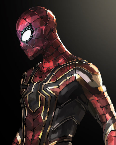Iron Spider Side profile Wall Art