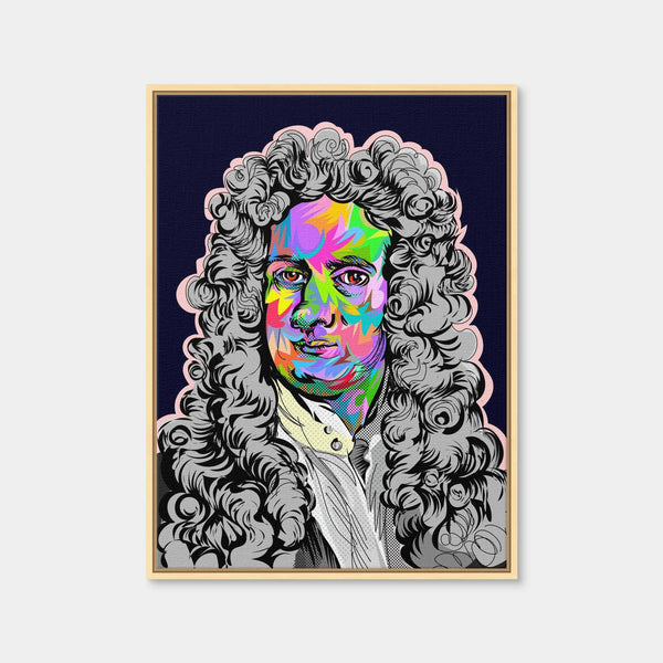 Isaac Newton Wall Art — Framed Canvas Format preview