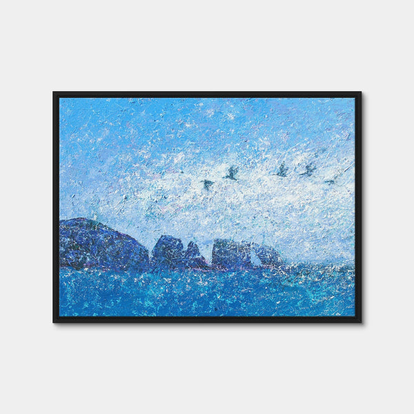 Island Mist Large Wall Art — Framed Canvas Format preview