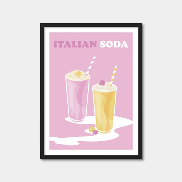 Italian Soda Wall Art — Framed Print Format preview