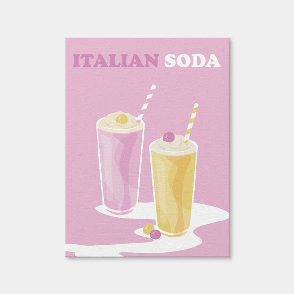 Italian Soda Wall Art — Canvas Wrap Format preview