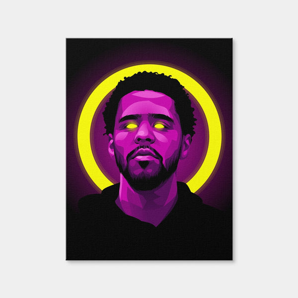 J. Cole Wall Art — Canvas Wrap Format preview