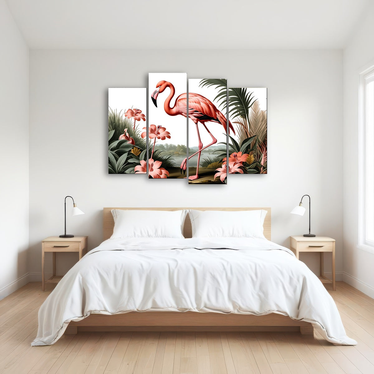 AUTO-MOCKUP ROOM | JJ Audubon's Style Flamingo