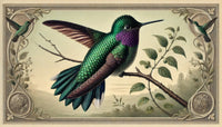 JJ Audubon's Style Hummingbird Print Wall Art