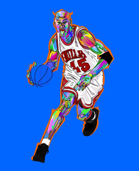 JORDAN Horns Wall Art