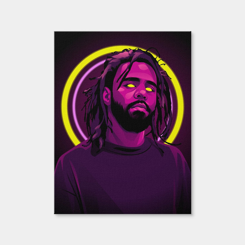 AUTO-MOCKUP WHITE | J Cole | 1 Piece | Gallery Wrap Canvas | group=3x4
