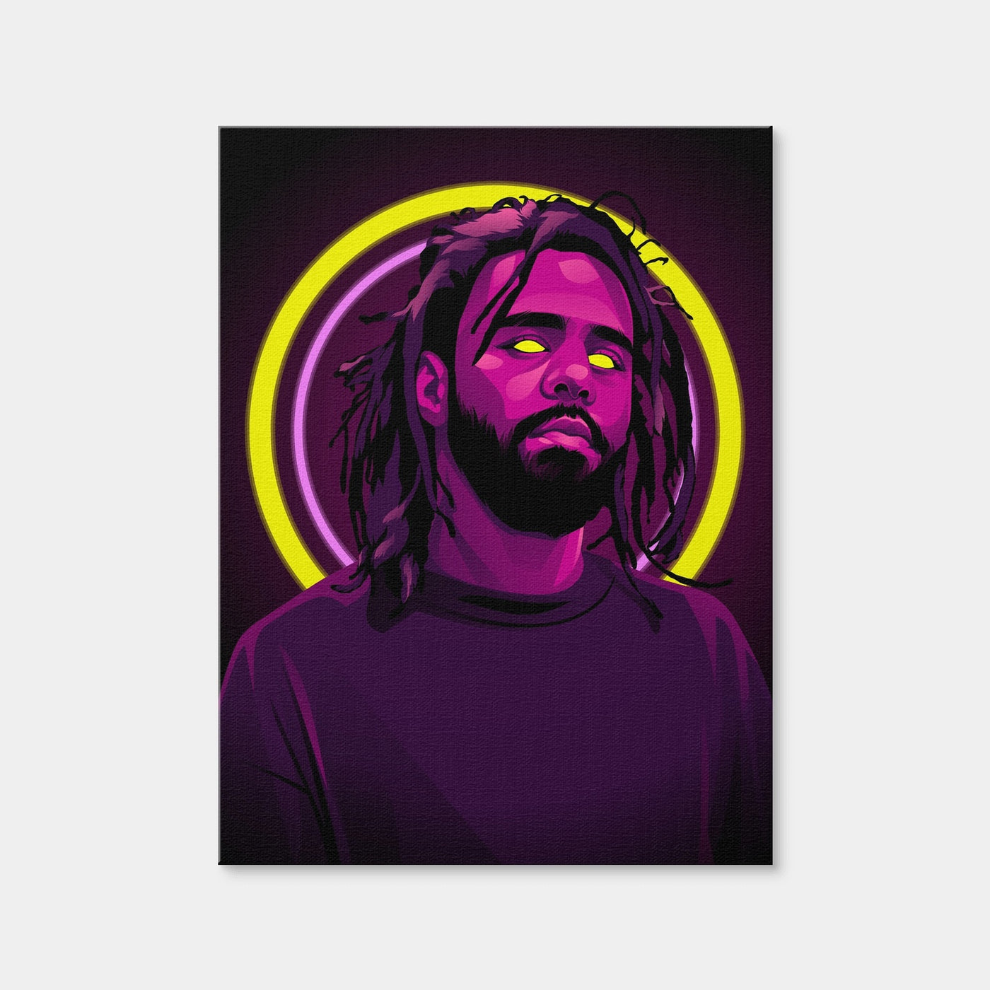 AUTO-MOCKUP WHITE | J Cole | 1 Piece | Gallery Wrap Canvas | group=3x4