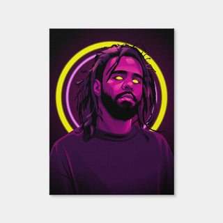 AUTO-MOCKUP WHITE | J Cole | 1 Piece | Gallery Wrap Canvas | group=3x4