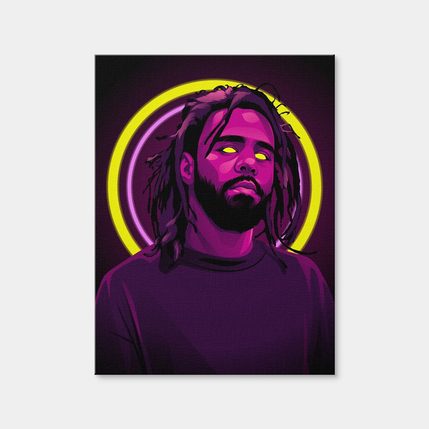 AUTO-MOCKUP WHITE | J Cole | 1 Piece | Gallery Wrap Canvas | group=3x4