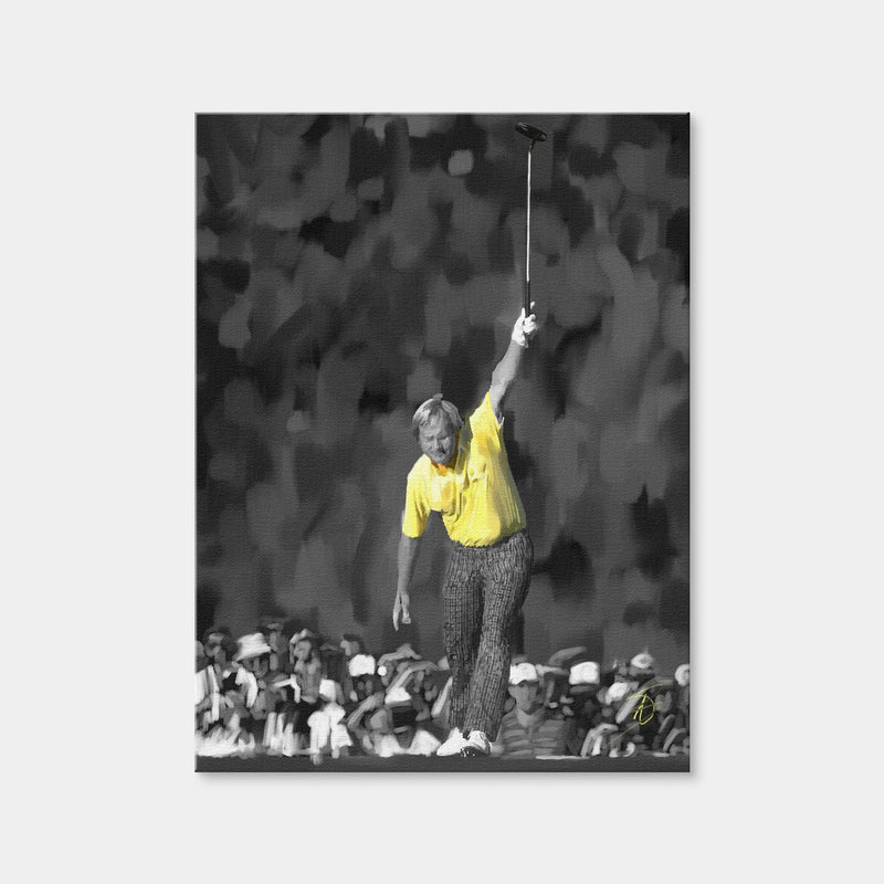 AUTO-MOCKUP WHITE | Jack Nicklaus Yellow | 1 Piece | Gallery Wrap Canvas | group=3x4