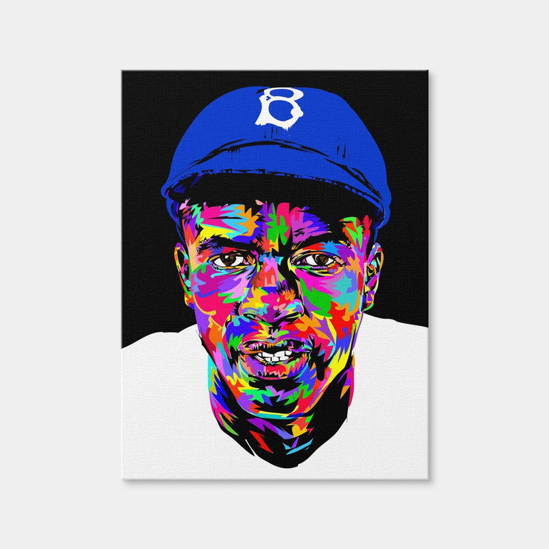 AUTO-MOCKUP WHITE | Jackie Robinson | 1 Piece | Gallery Wrap Canvas | group=3x4