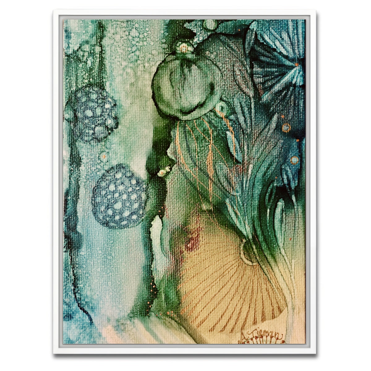AUTO-MOCKUP WHITE | Jade Reef | 1 Piece | White Framed Canvas | group=3x4