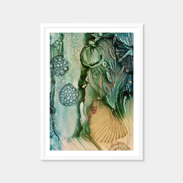 Jade Reef Wall Art — Framed Print Format preview