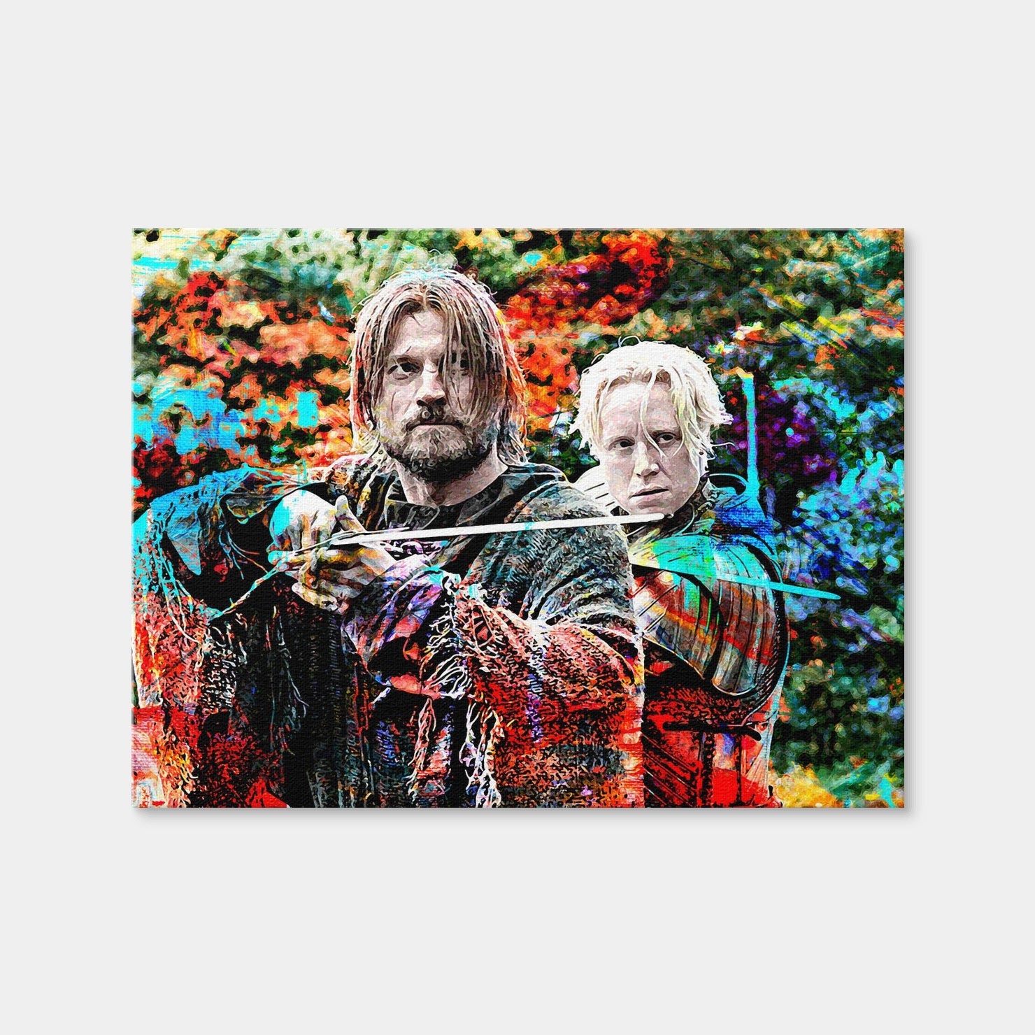 AUTO-MOCKUP WHITE | Jaime and Brienne | 1 Piece | Gallery Wrap Canvas | group=4x3