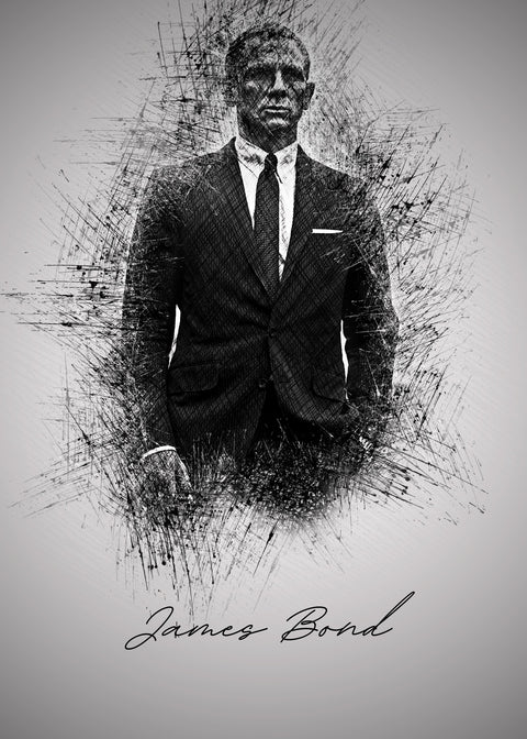 James Bond Wall Art