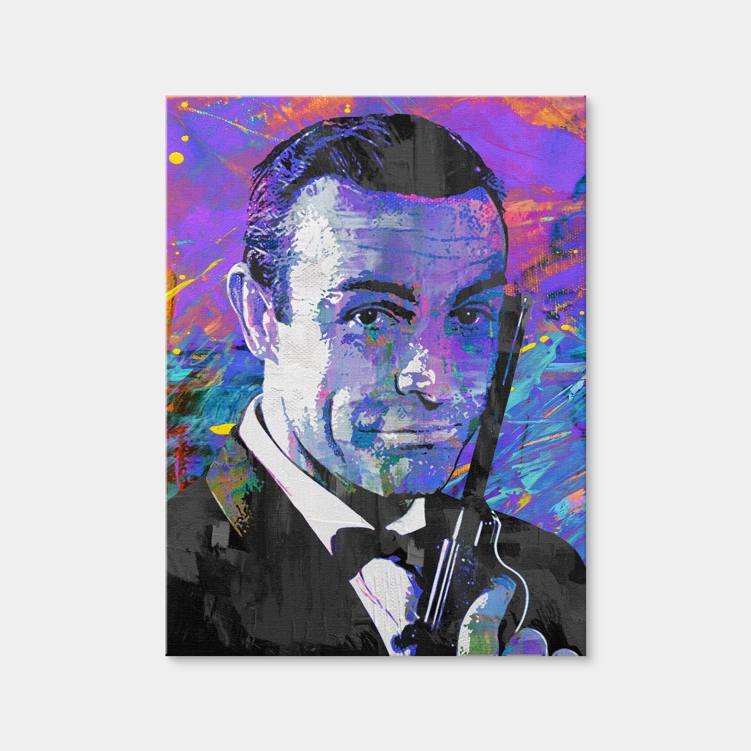 AUTO-MOCKUP WHITE | James Bond Original | 1 Piece | Gallery Wrap Canvas | group=3x4