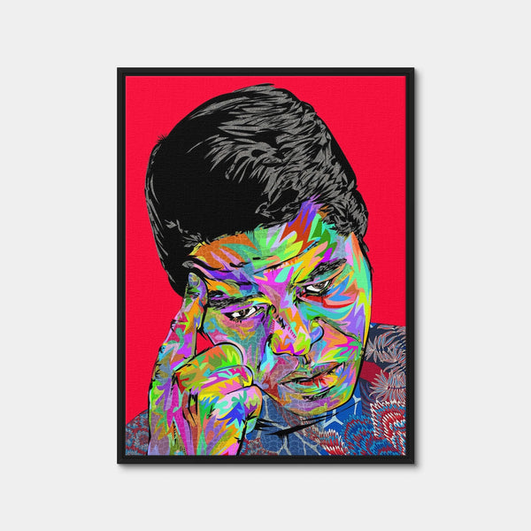 James Brown Wall Art — Framed Canvas Format preview