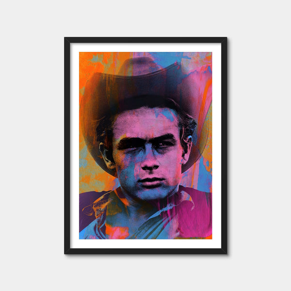 James Dean Cowboy Wall Art — Framed Print Format preview