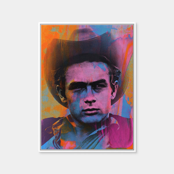 James Dean Cowboy Wall Art — Framed Canvas Format preview