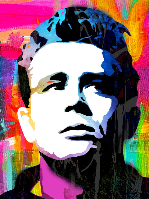James Dean Portrait Wall Art
