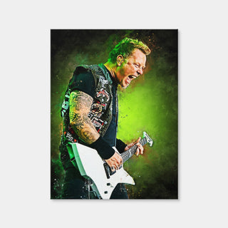 AUTO-MOCKUP WHITE | James Hetfield Painting | 1 Piece | Gallery Wrap Canvas | group=3x4