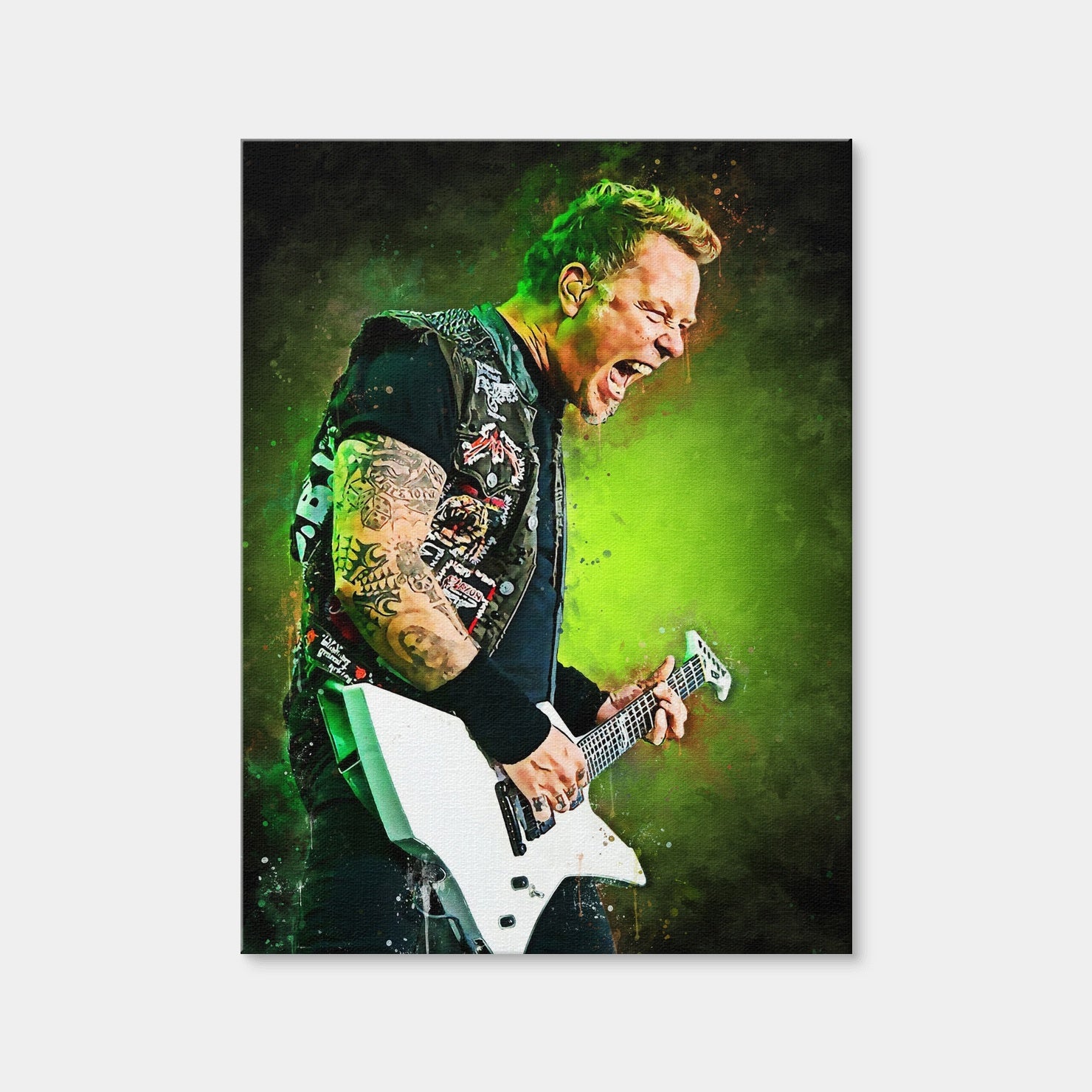 AUTO-MOCKUP WHITE | James Hetfield Painting | 1 Piece | Gallery Wrap Canvas | group=3x4
