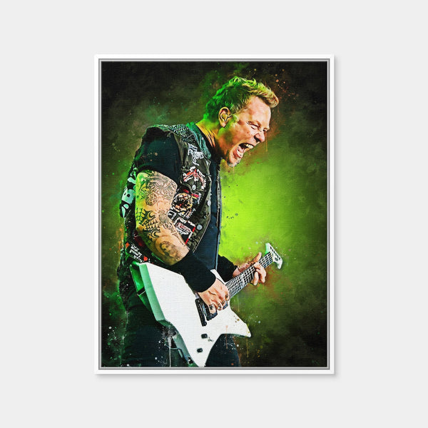 James Hetfield Painting Wall Art — Framed Canvas Format preview