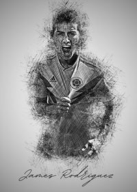 James Rodriguez Wall Art