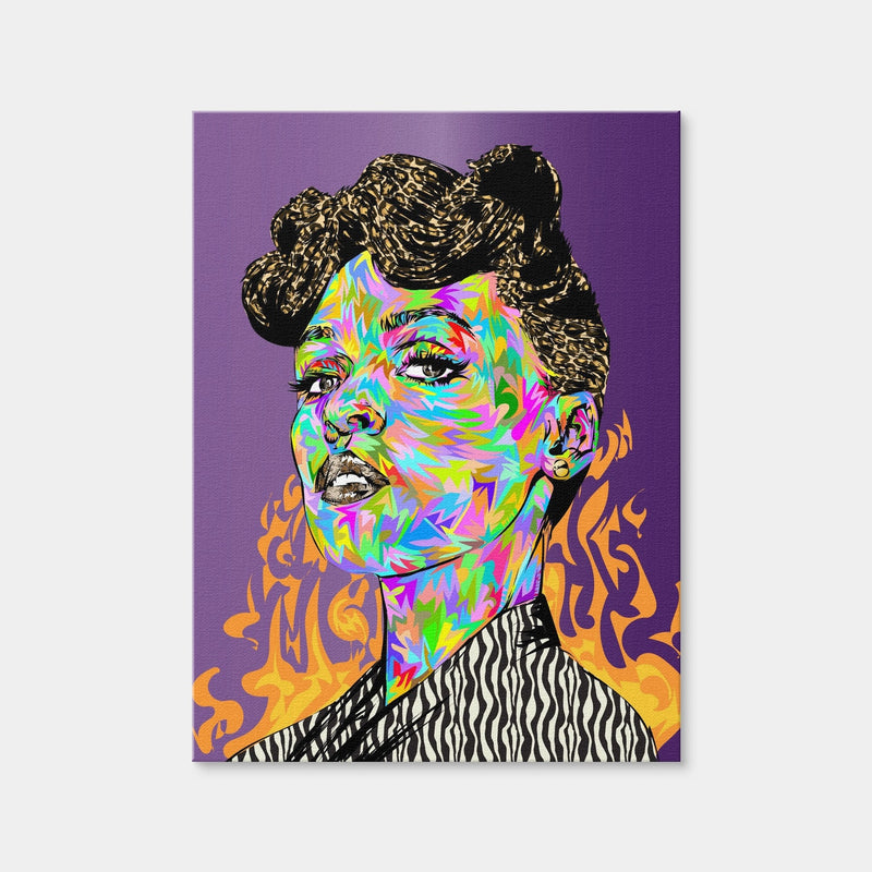 AUTO-MOCKUP WHITE | Janelle Monae | 1 Piece | Gallery Wrap | group=3x4