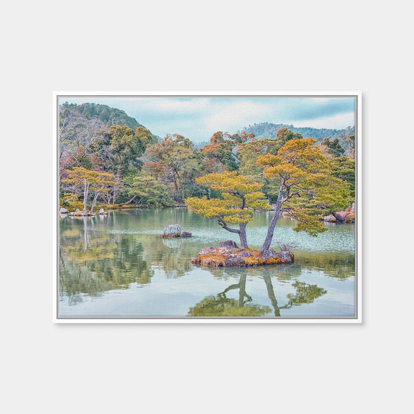 Japanese Garden Wall Art — Framed Canvas Format preview