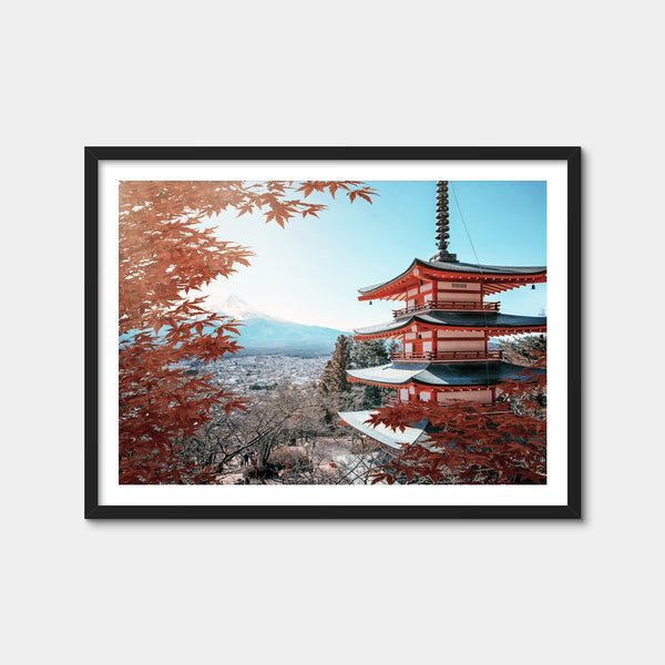 Japanese Landscape Wall Art — Framed Print Format preview