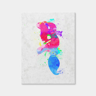 AUTO-MOCKUP WHITE | Jasmine Watercolour Splash Art | 1 Piece | Gallery Wrap Canvas | group=3x4