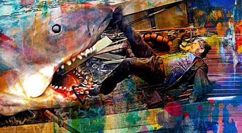 Jaws Quint Wall Art