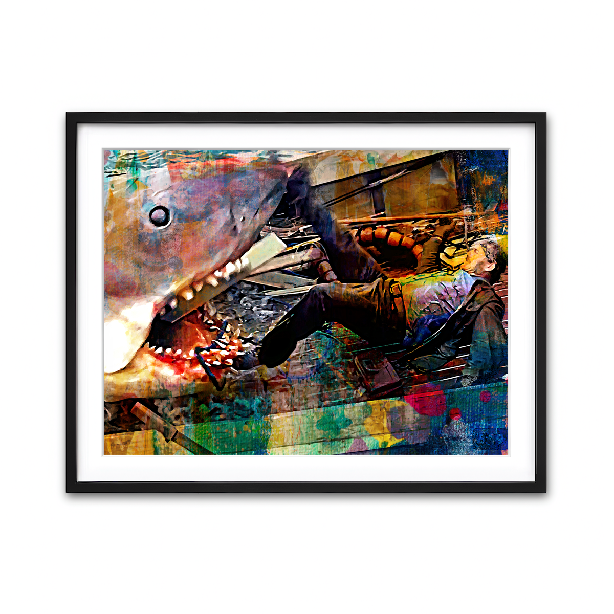 Framed Print 4x3 Black