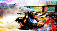 Jaws Quint's Death Wall Art