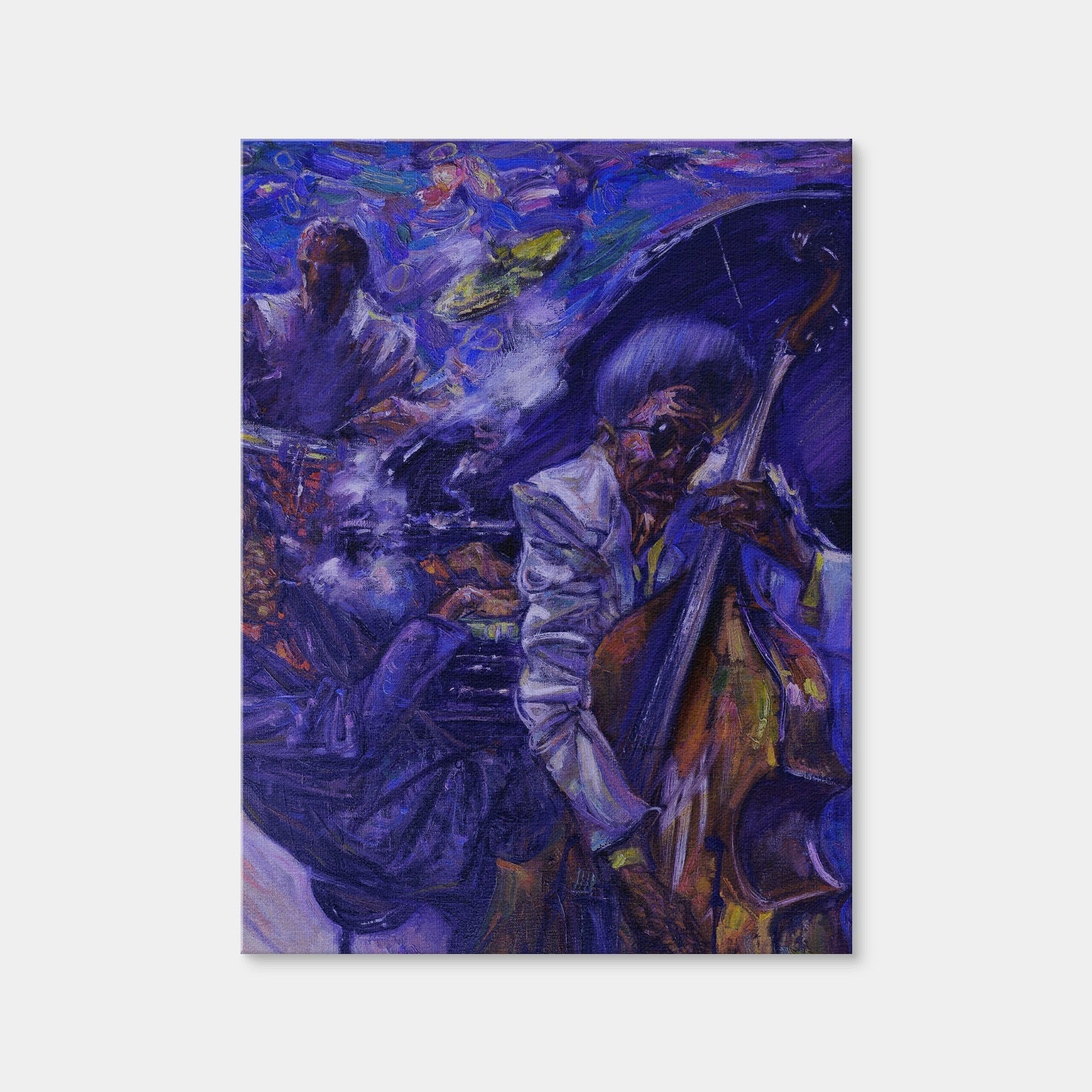 AUTO-MOCKUP WHITE | Jazz Scene | 1 Piece | Gallery Wrap Canvas | group=3x4