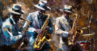 Jazz band Wall Art