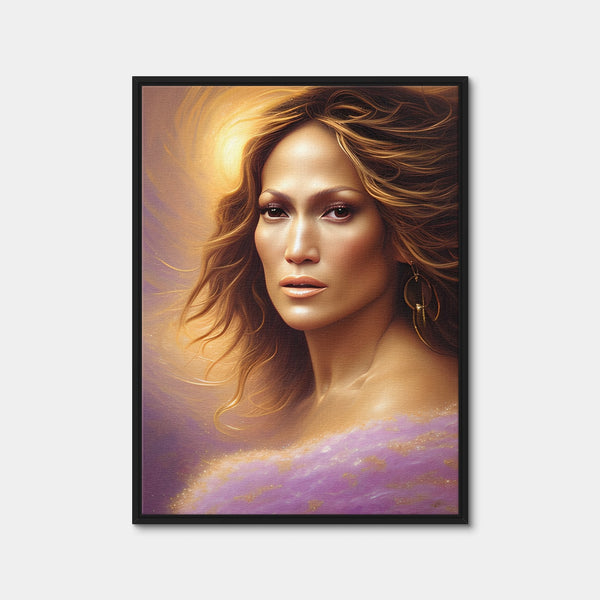 Jennifer Lopez Wall Art — Framed Canvas Format preview